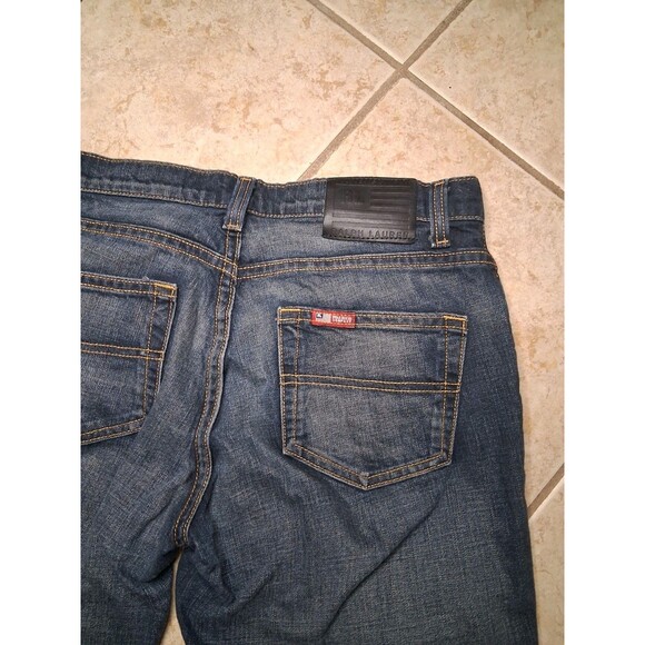 RL Polo Saturday Jeans Womens 4x32 Black Label Denim Vintage 90s Ralph Lauren - Picture 3 of 8